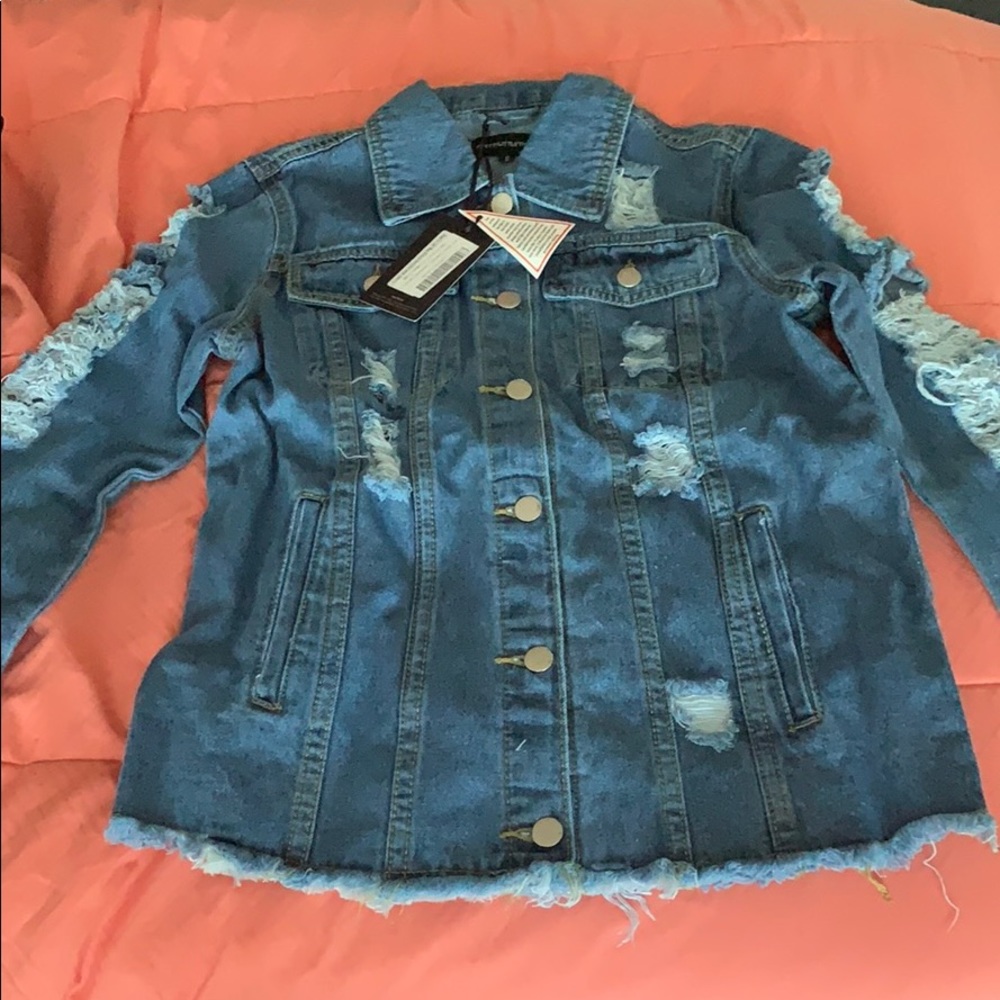 Distressed Denim Jacket
